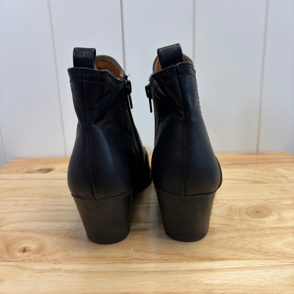 Indigo Rd. Western Ankle Boots Women Size 7.5M Boho Cowgirl Minimalist Chic - Picture 5 of 6